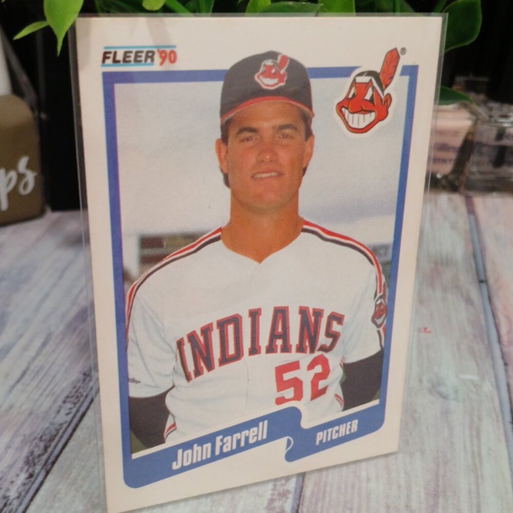 1990 Fleer John Farrell Cleveland Indians